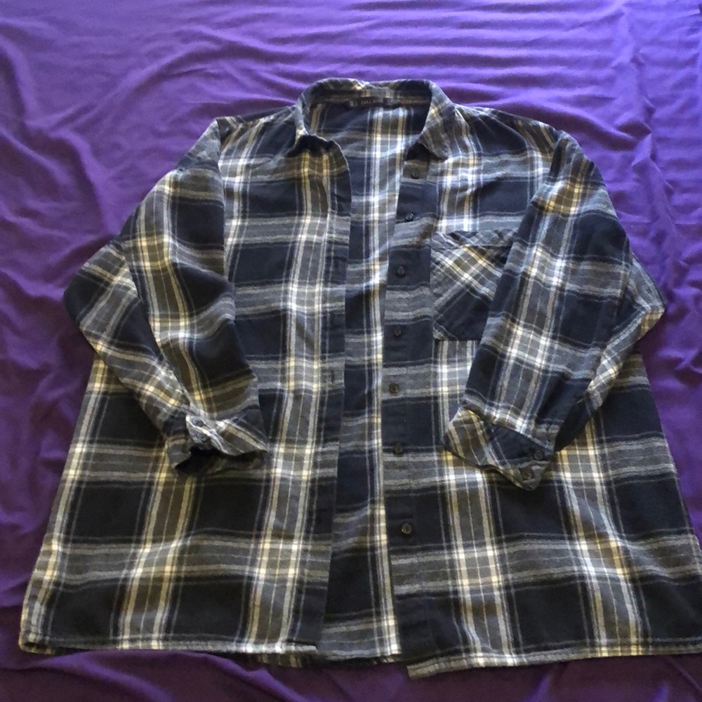 Plaid button up
